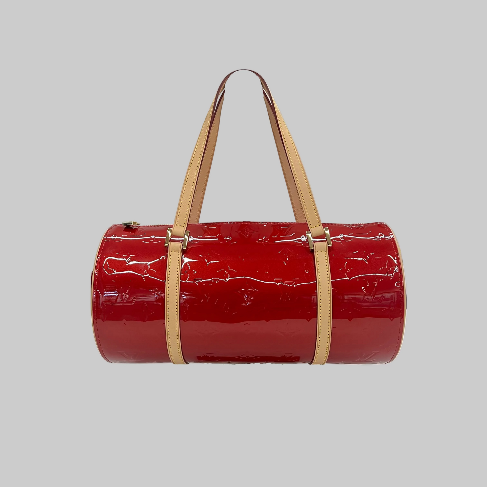 LOUIS VUITTON Borsa "Papillon" in vernice rossa