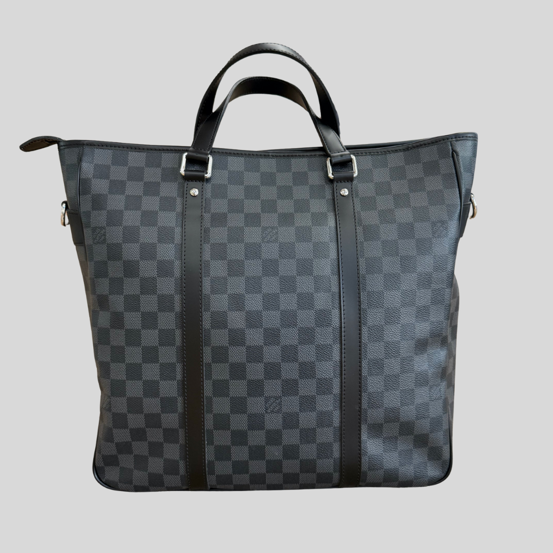 LOUIS VUITTON Borsa "Tadao" in damier graphite 