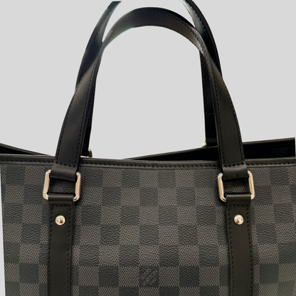 LOUIS VUITTON Borsa "Tadao" in damier graphite 