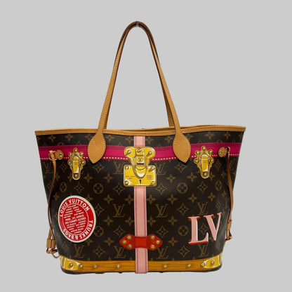 LOUIS VUITTON Borsa shopping Neverfull Trunks MM Limited Edition