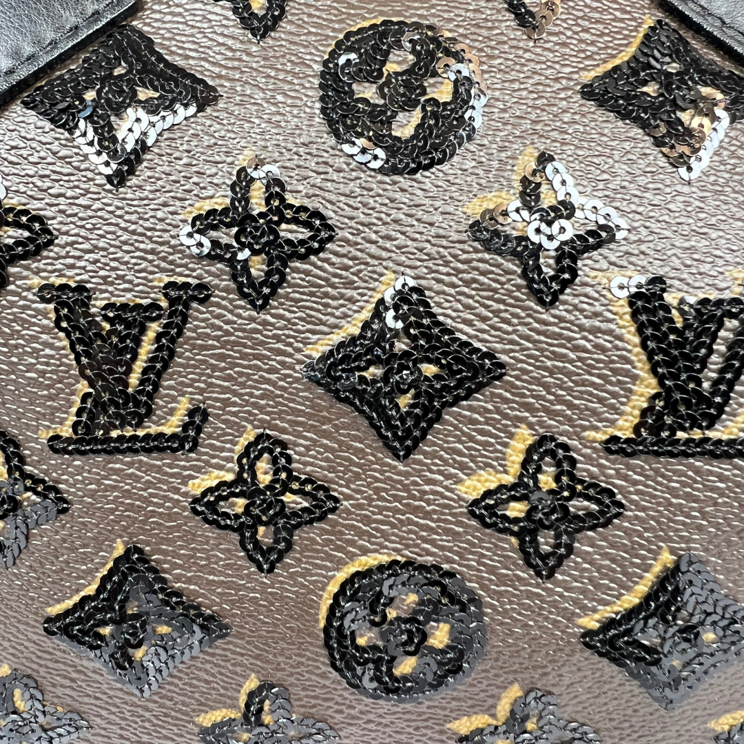 LOUIS VUITTON Borsa speedy con paillettes