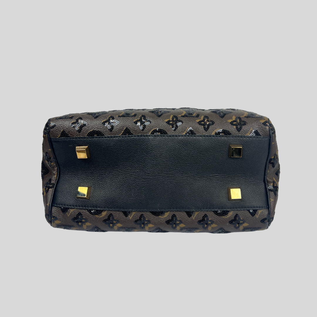 LOUIS VUITTON Borsa speedy con paillettes