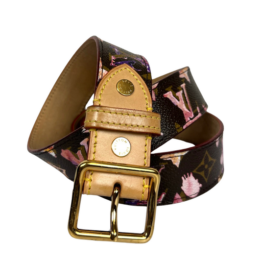 LOUIS VUITTON Cintura Aquarelle belt Limited Edition Richard Prince