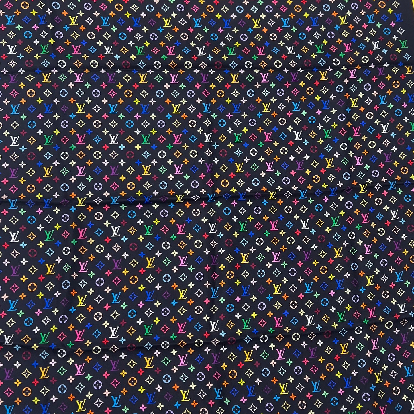 LOUIS VUITTON Foulard carrè in seta monogram multicolor