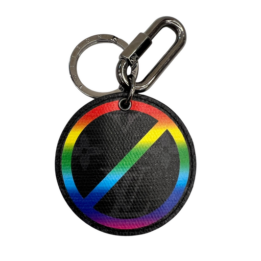 LOUIS VUITTON Portachiavi in monogram nero Rainbow