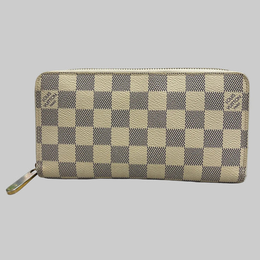 LOUIS VUITTON Portafoglio Zippy Damier Azur