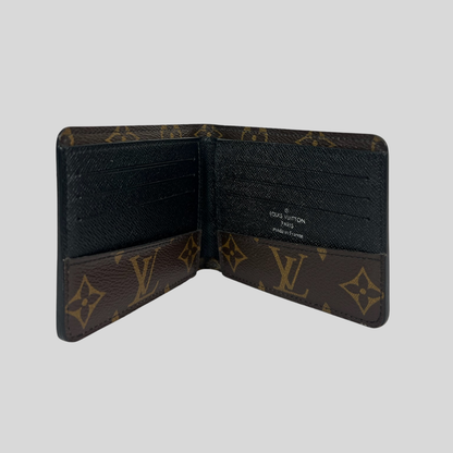 LOUIS VUITTON Portafoglio in monogram "Multiple Wallet Macassar"