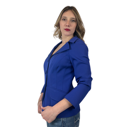LUISA SPAGNOLI Giacca blazer elegante bluette