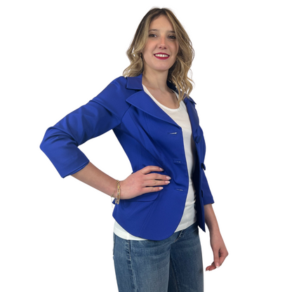 LUISA SPAGNOLI Giacca blazer elegante bluette