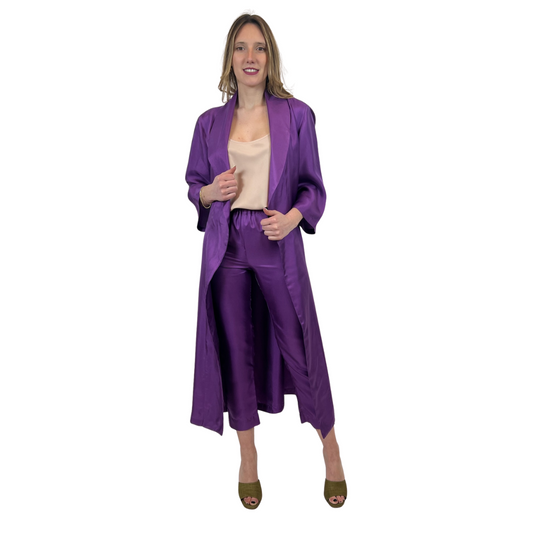 MADE IN ITALY Completo spolverino lungo e pantalone