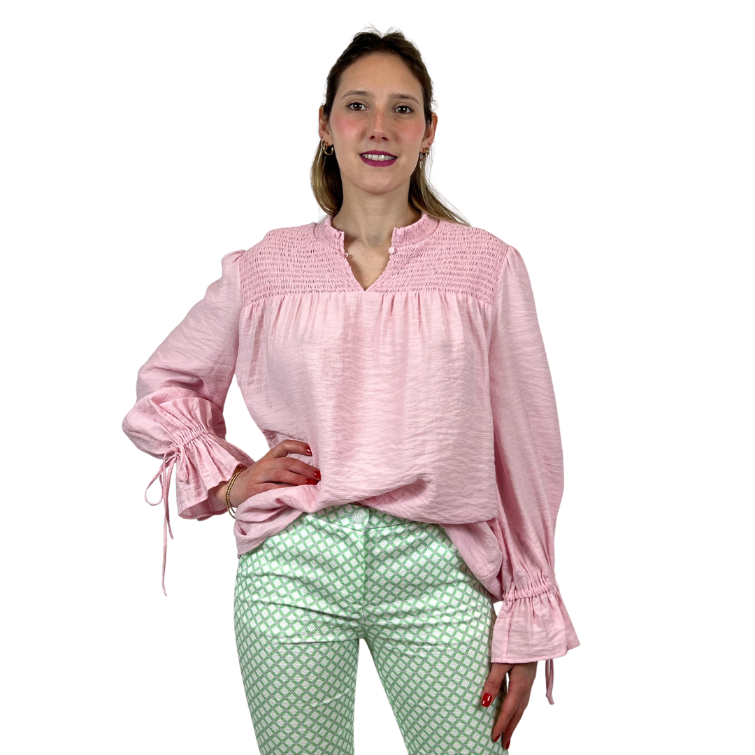 MAJE Casacca rosa in viscosa