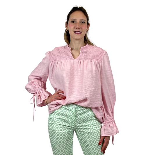 MAJE Casacca rosa in viscosa