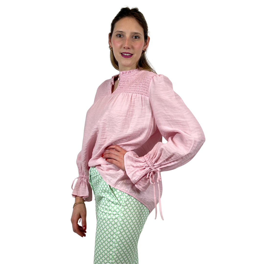 MAJE Casacca rosa in viscosa