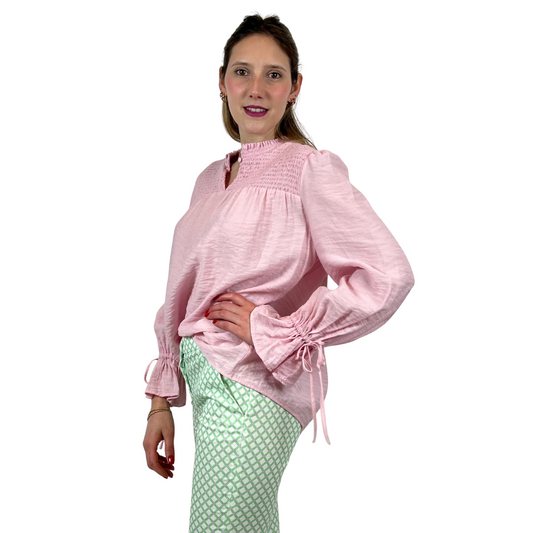 MAJE Casacca rosa in viscosa