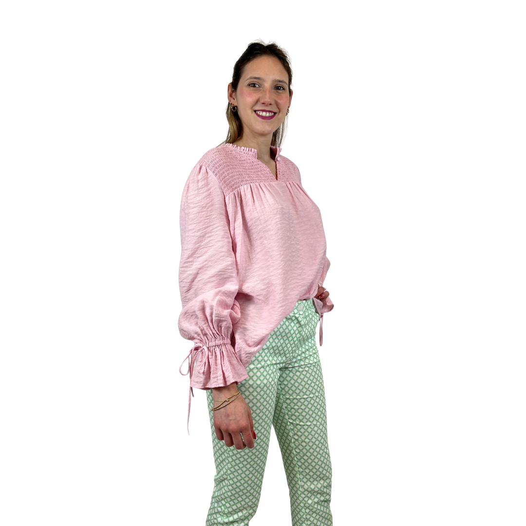 MAJE Casacca rosa in viscosa