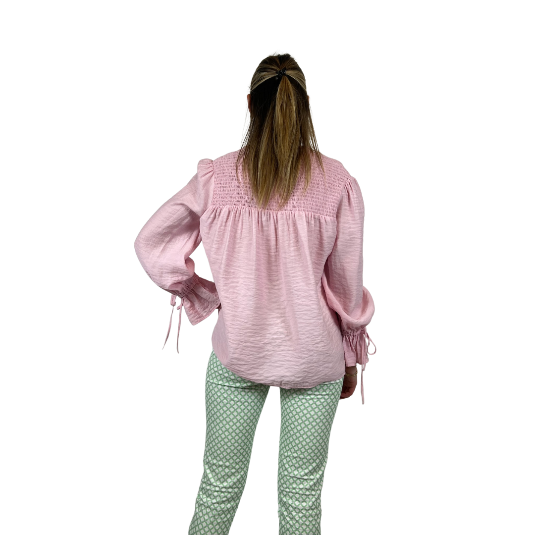 MAJE Casacca rosa in viscosa