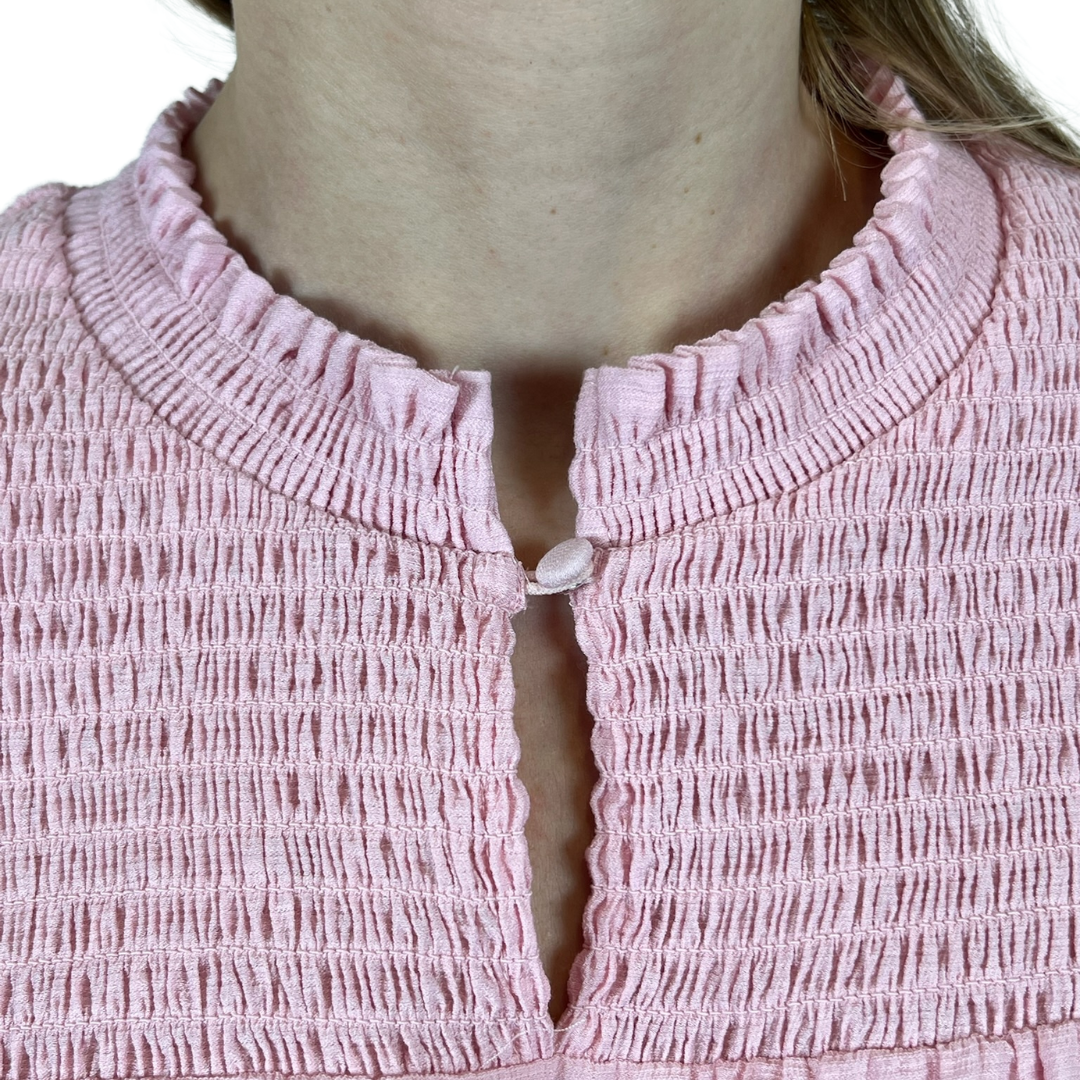 MAJE Casacca rosa in viscosa