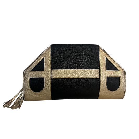 MARJAN MBH Borsa Smeralda nera e oro 