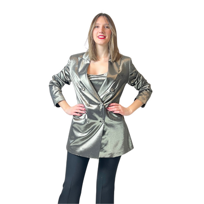 MAX MARA Blazer argento 