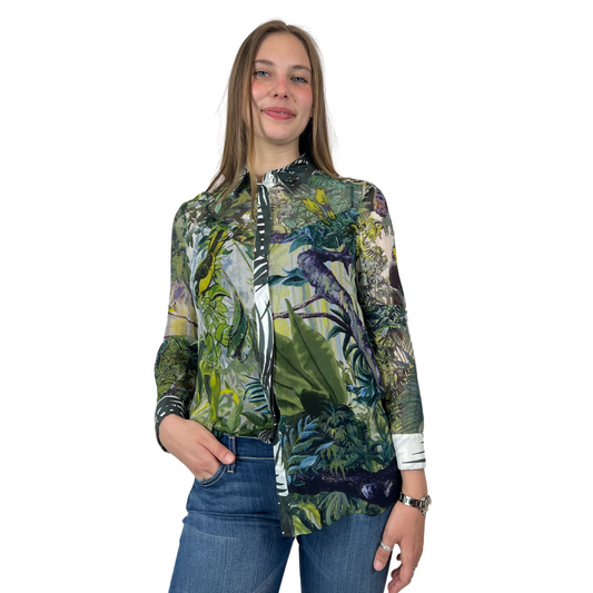 MAX MARA Camicia in voile di seta 