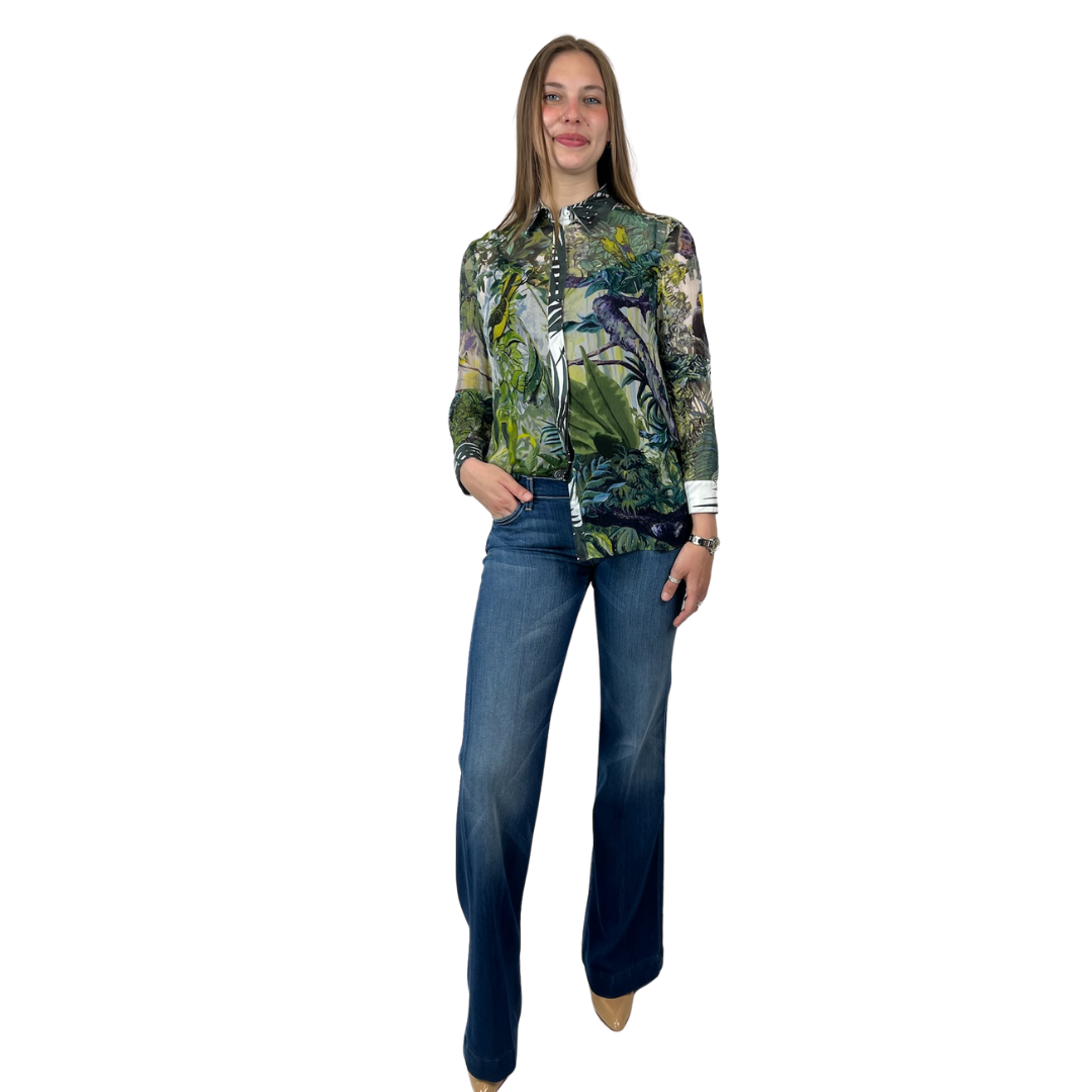 MAX MARA Camicia in voile di seta 