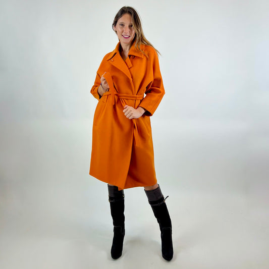 MAX MARA Cappotto doppio petto arancione