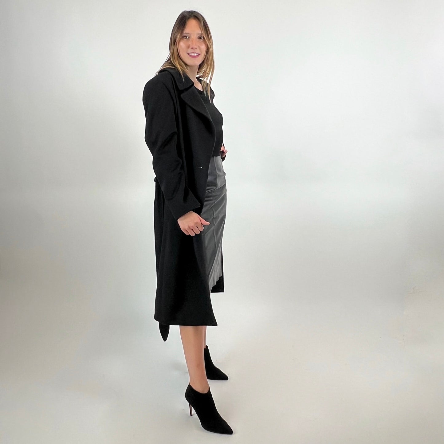 MAX MARA Cappotto in cashmere nero 