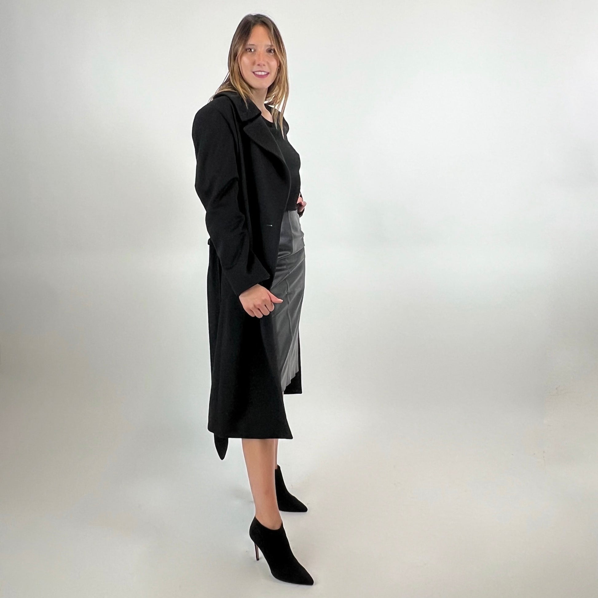 MAX MARA Cappotto in cashmere nero 