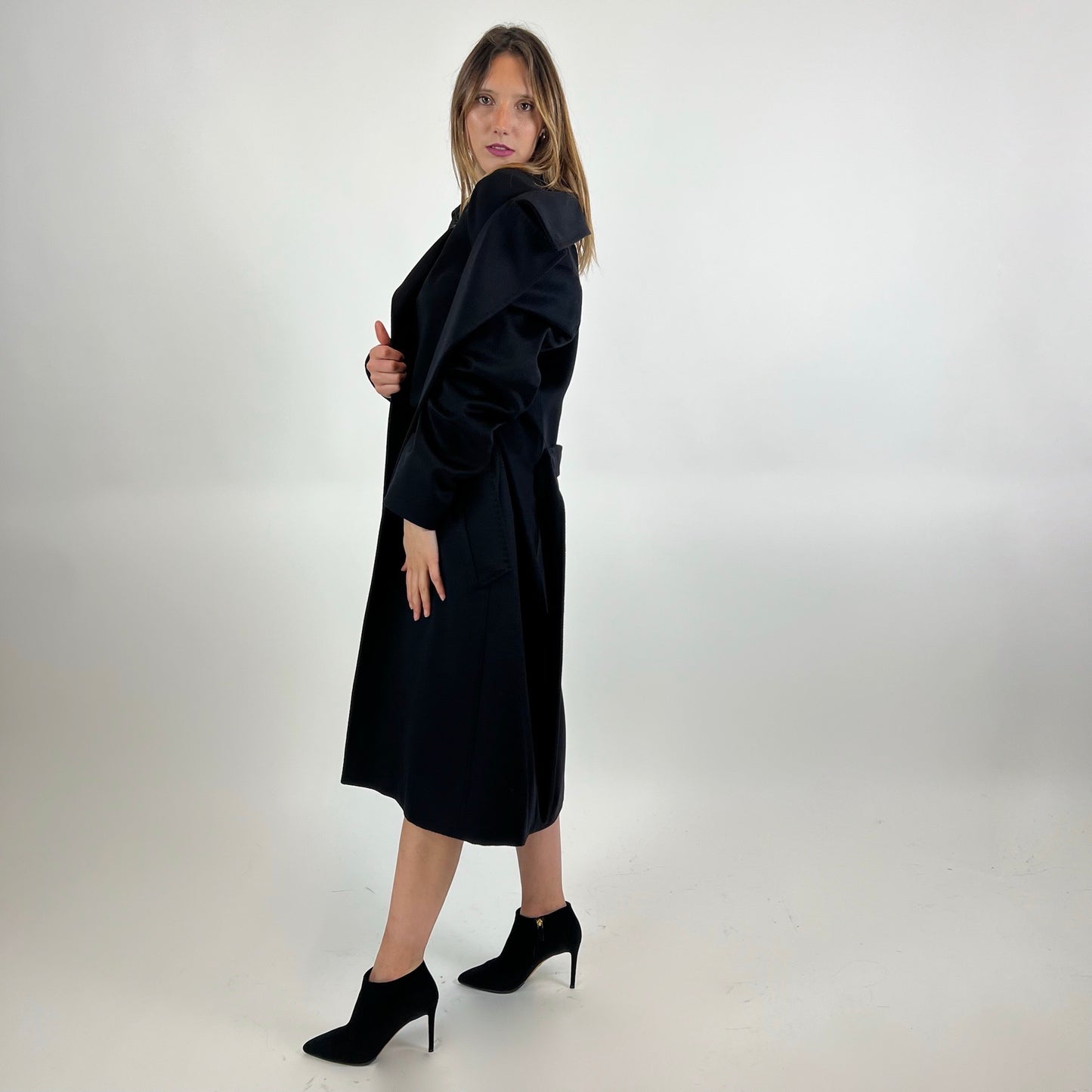 MAX MARA Cappotto in cashmere nero 