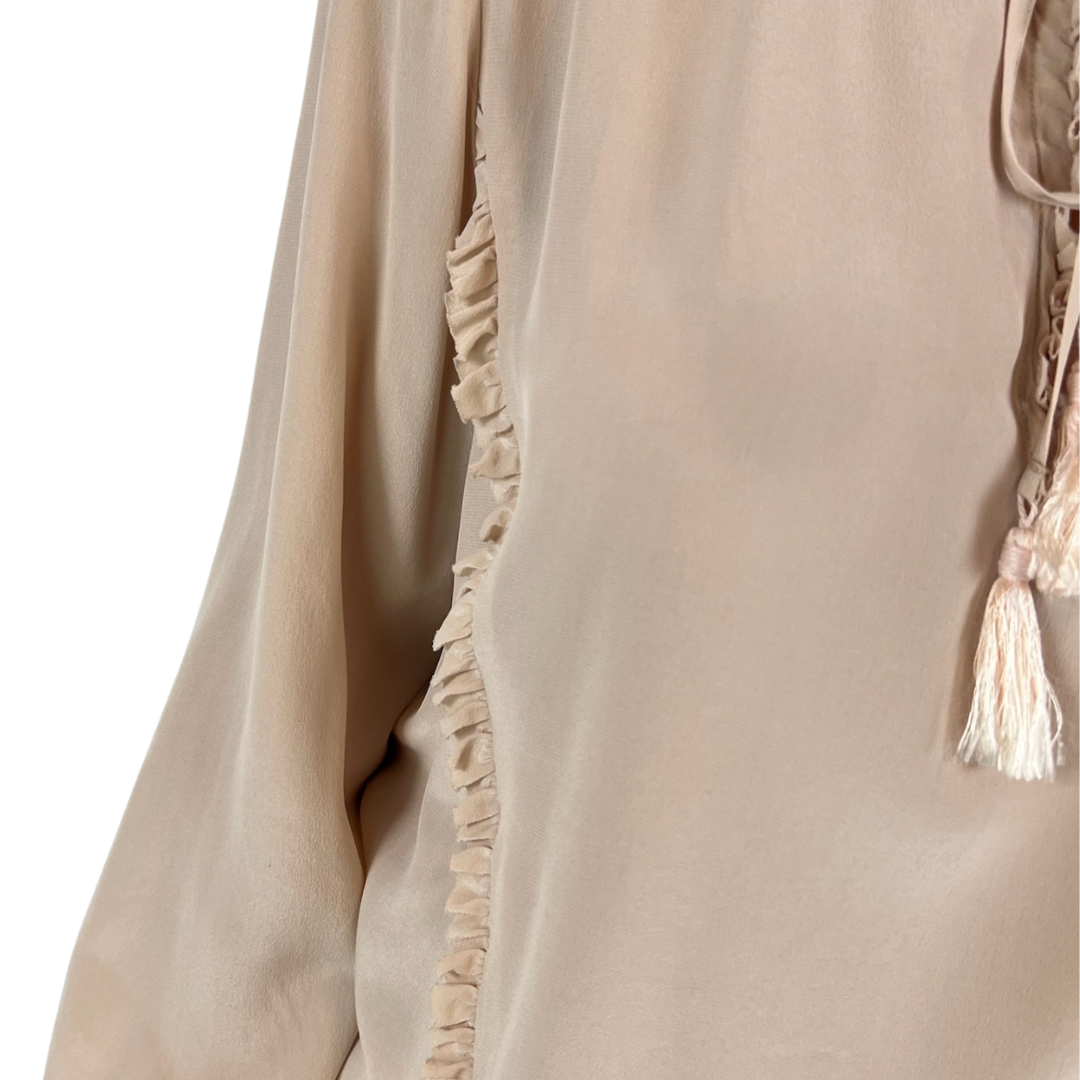 MAX MARA Casacca in seta rosa cipria 