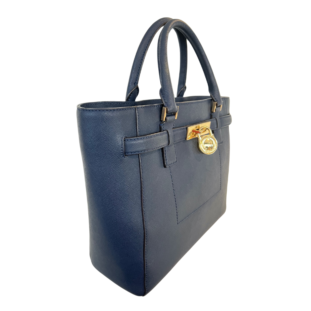 MICHAEL KORS Borsa saffiano blu