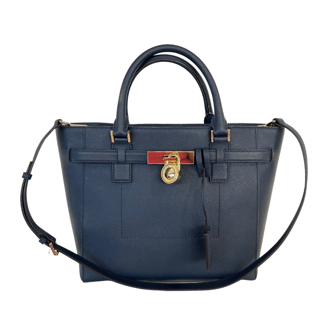 MICHAEL KORS Borsa saffiano blu