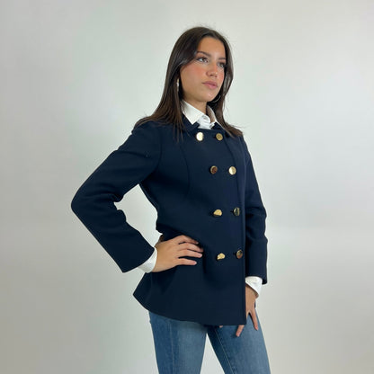 MICHAEL KORS Giacca caban doppio petto blu