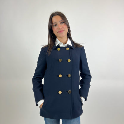 MICHAEL KORS Giacca caban doppio petto blu