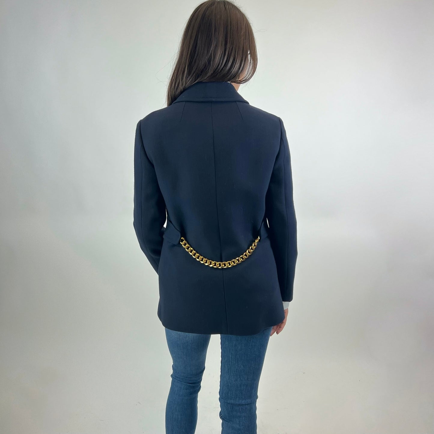 MICHAEL KORS Giacca caban doppio petto blu