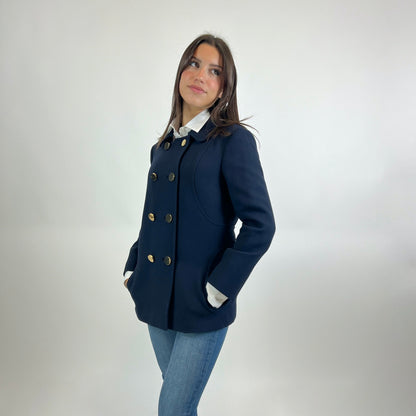 MICHAEL KORS Giacca caban doppio petto blu