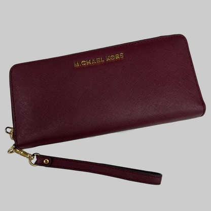 MICHEAL KORS Borsa pelle saffiano color burgundi