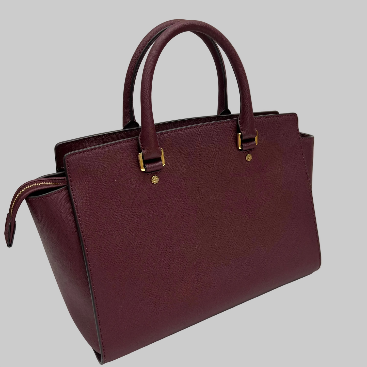 MICHEAL KORS Borsa pelle saffiano color burgundi
