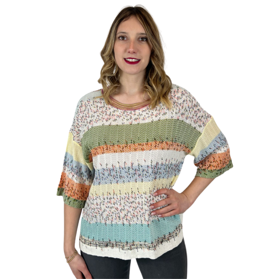 MISSONI Casacca in viscosa e cotone multicolor