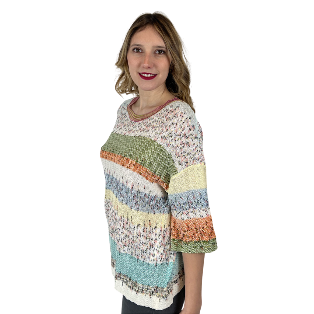 MISSONI Casacca in viscosa e cotone multicolor