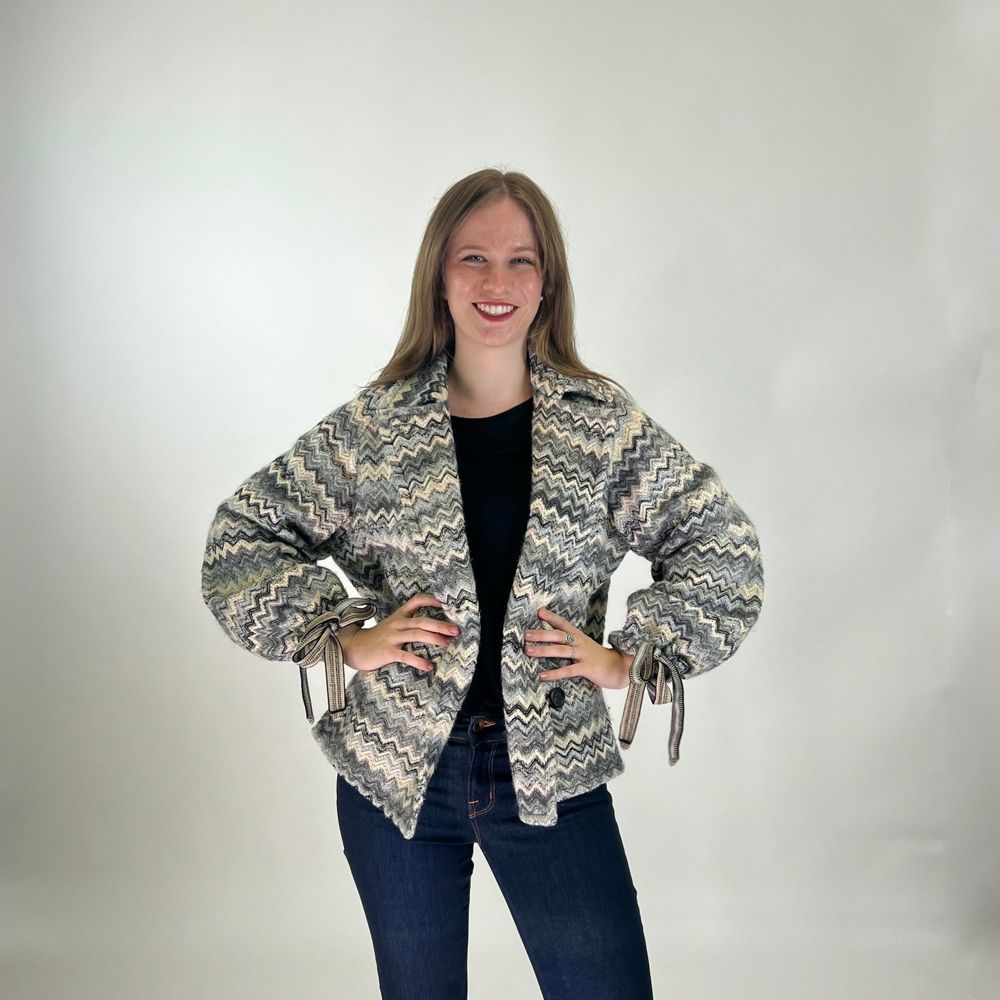 MISSONI Giubbotto in maglia di lana