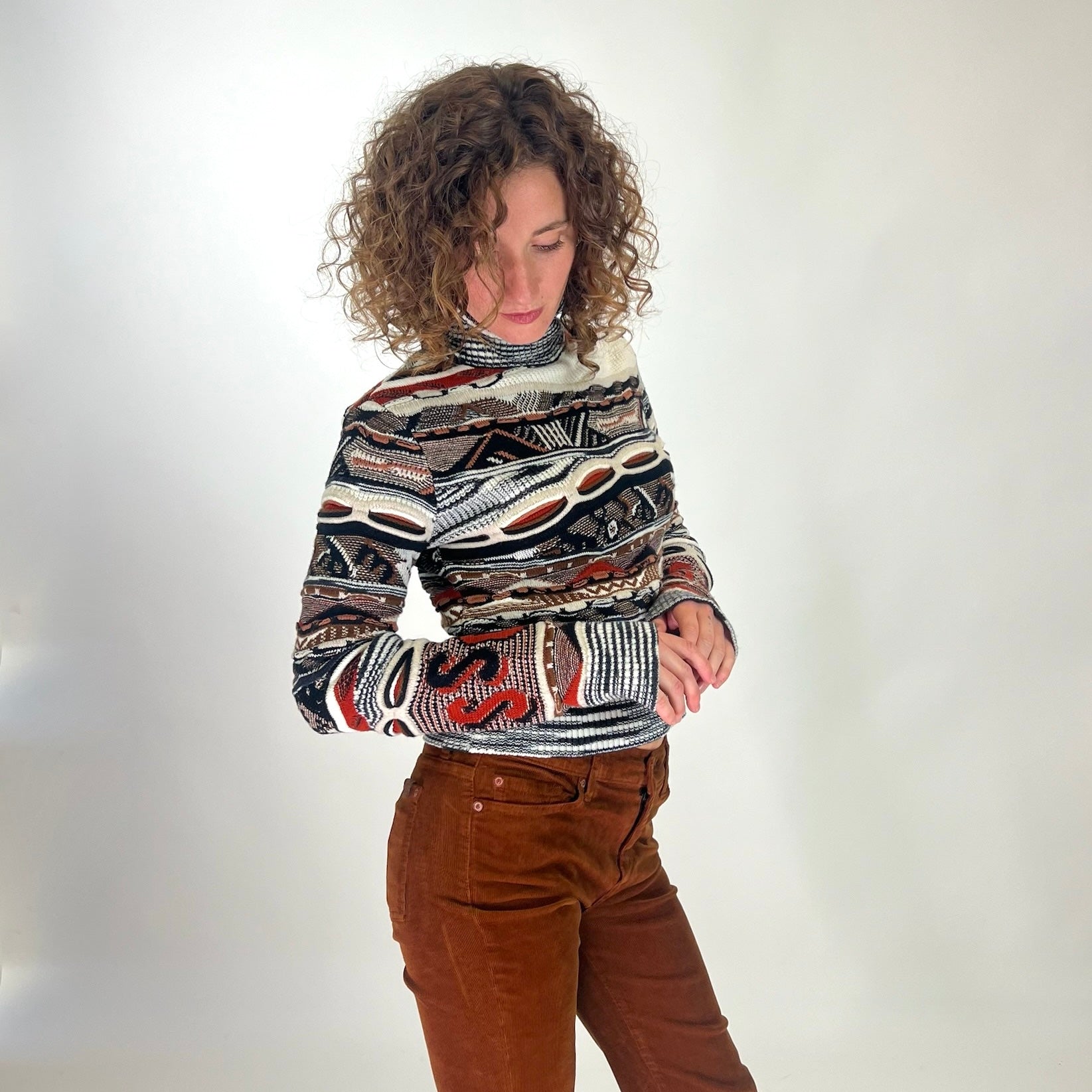 MISSONI Maglione multicolor collo alto