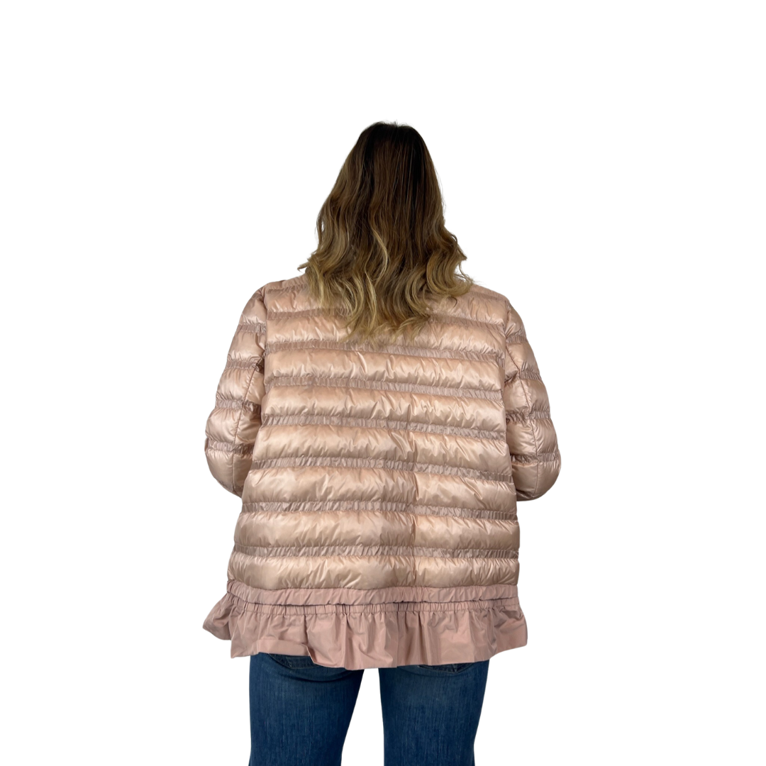 MONCLER Giacca piumino leggero rosa cipria