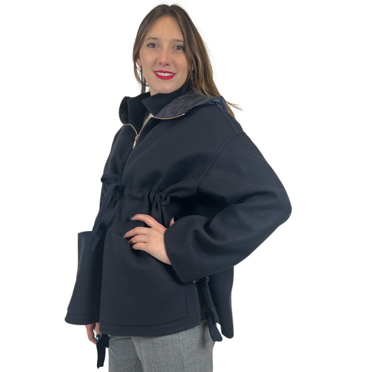 MONCLER Giacca poncho blu