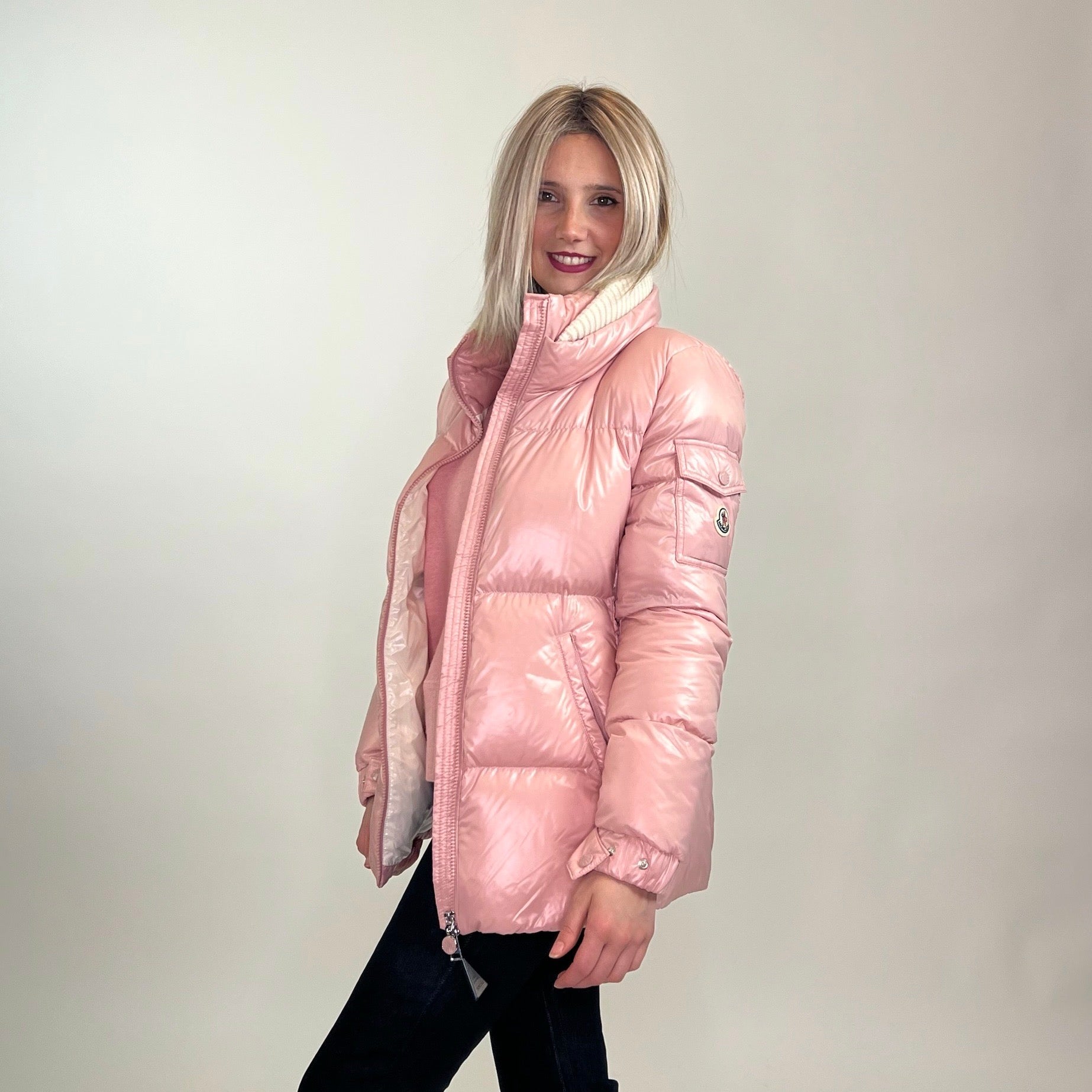 MONCLER Piumino Vistule rosa