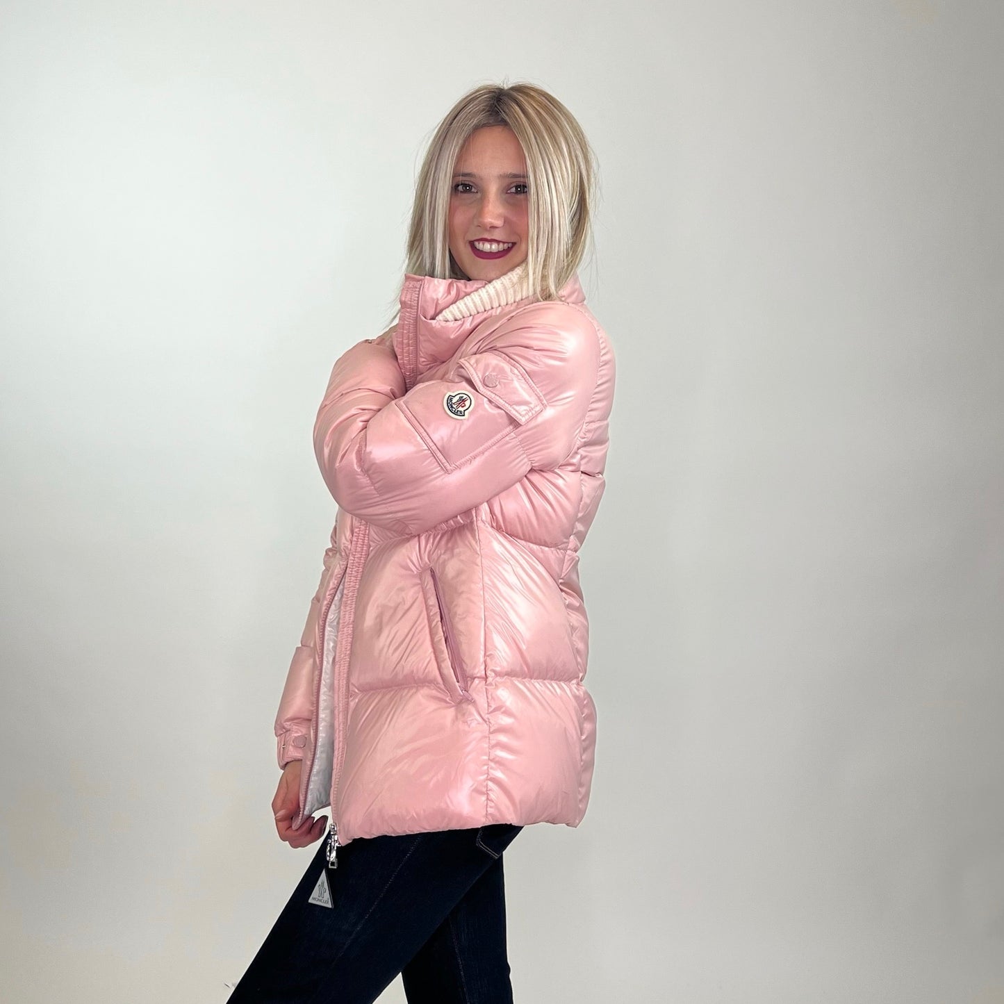 MONCLER Piumino Vistule rosa
