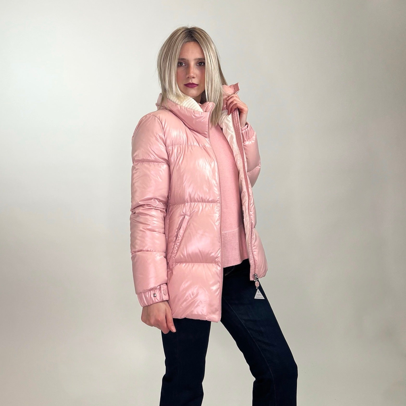 MONCLER Piumino Vistule rosa