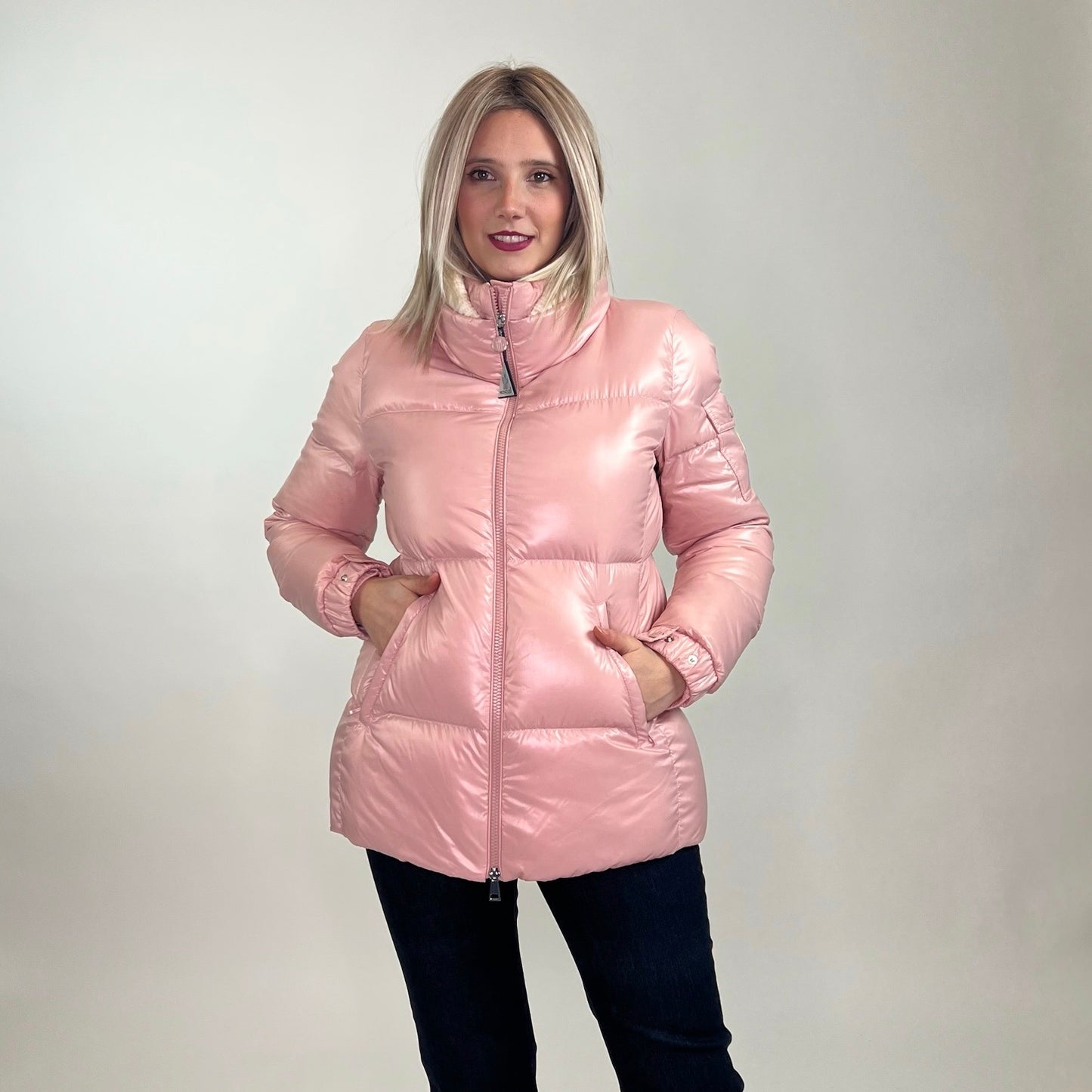 MONCLER Piumino Vistule rosa