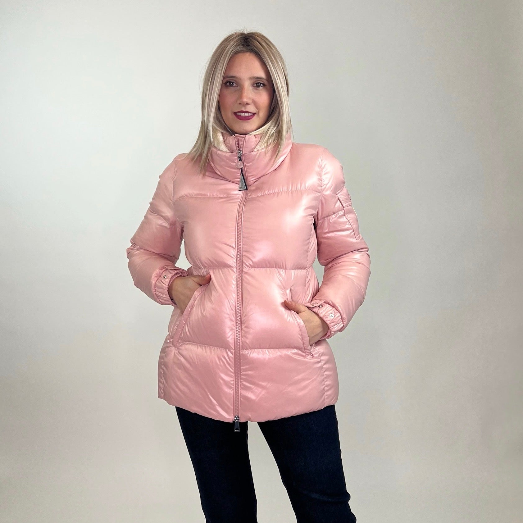 MONCLER Piumino Vistule rosa