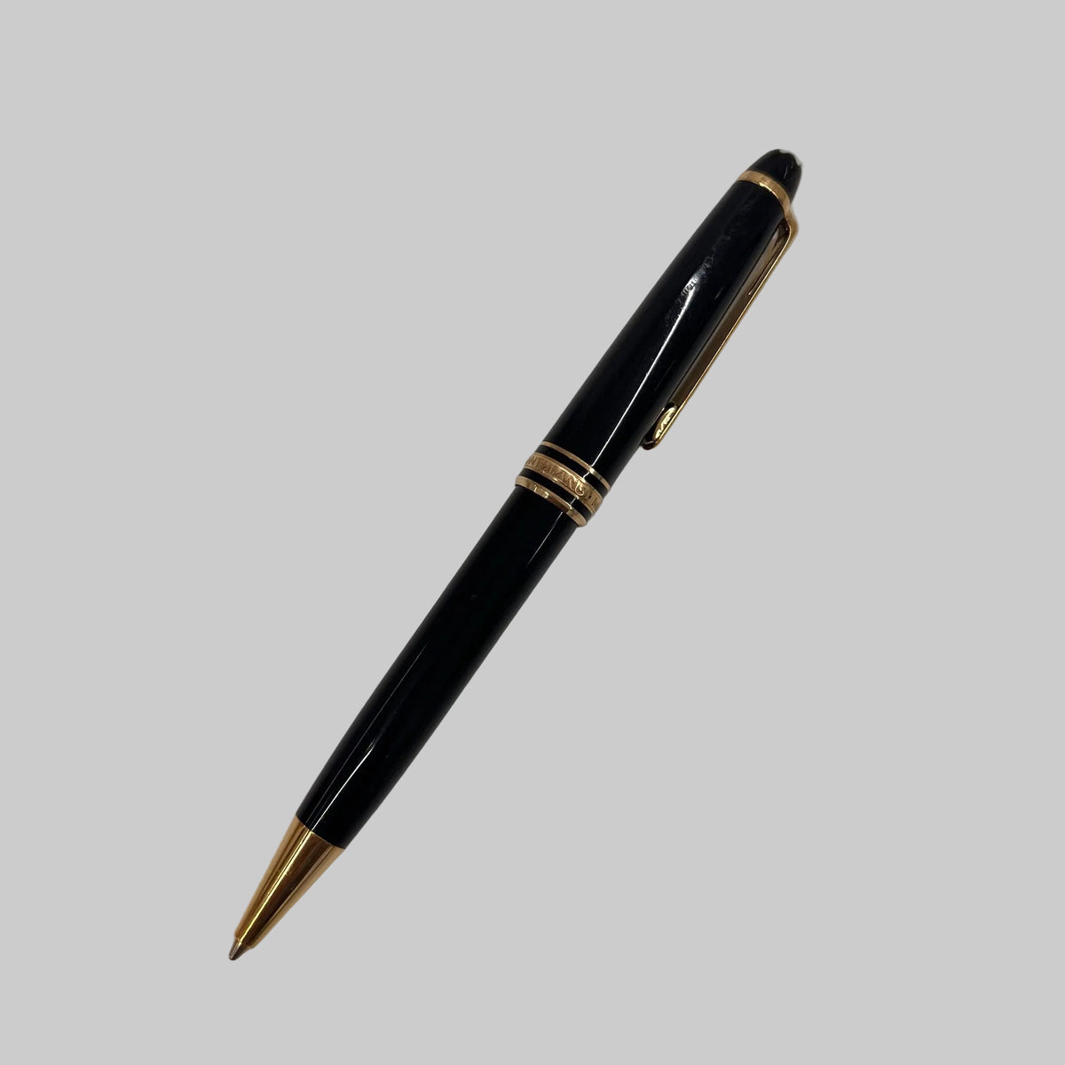 MONT BLANC Penna a sfera "Meisterstück Solitaire" in resina nera